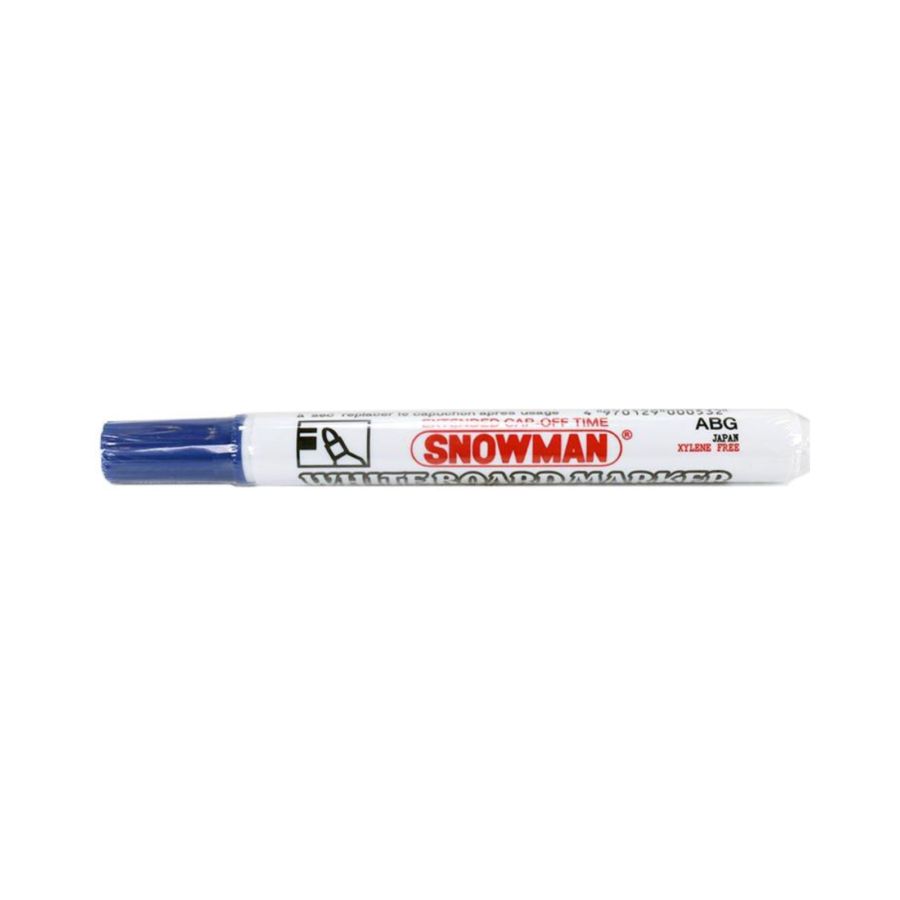 Snowman Whiteboard Marker Spidol Papan Putih Blue 1pcs