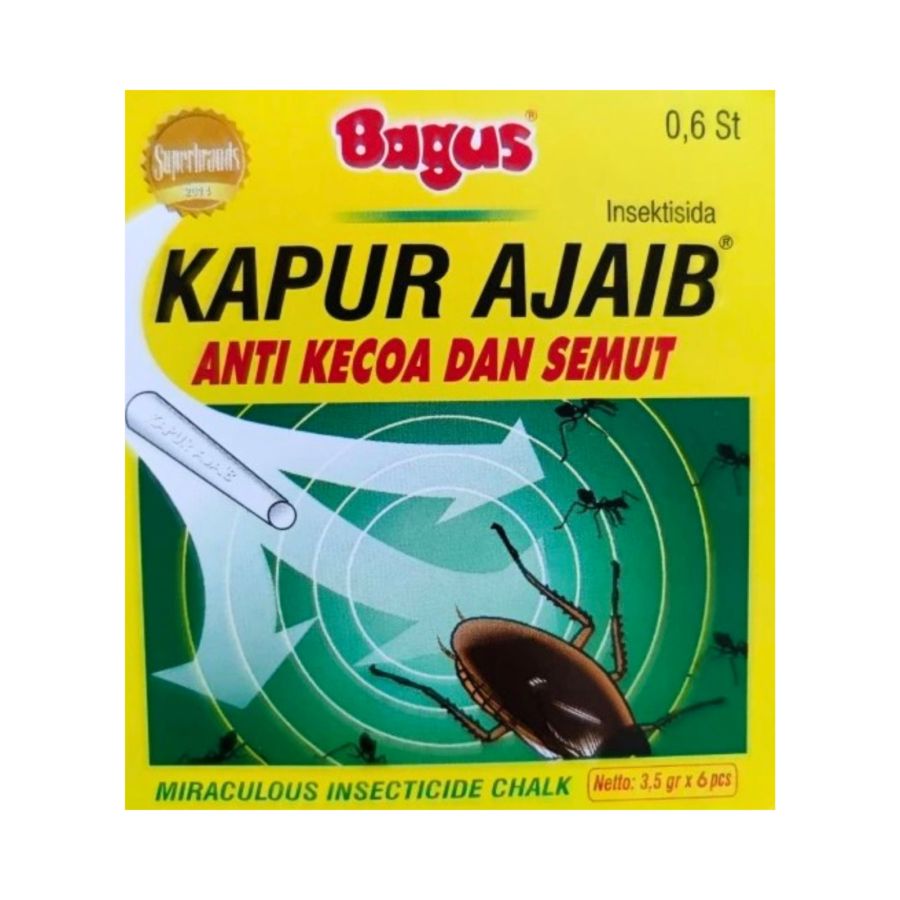 Bagus Kapur Barus Anti Kecoa dan Semut 6pcs