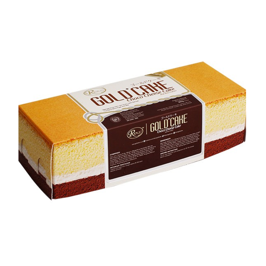 Rious Gold Cake Mini Choco Cheese 200gram