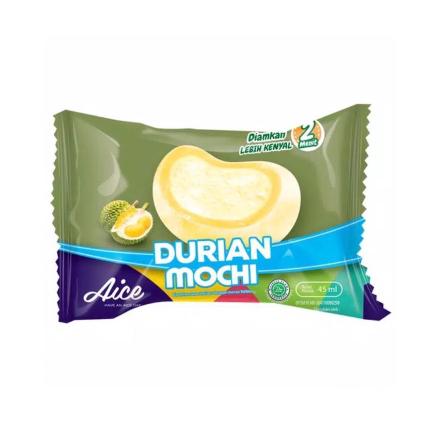 Aice Mochi Durian Ice Cream 1 pcs/Es Krim 45ml