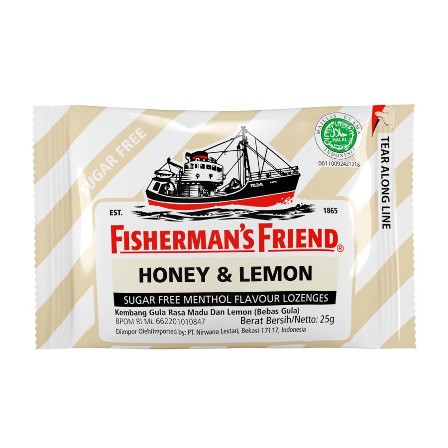 Fisherman's Friend Sugar Free Honey & Lemon 25gram