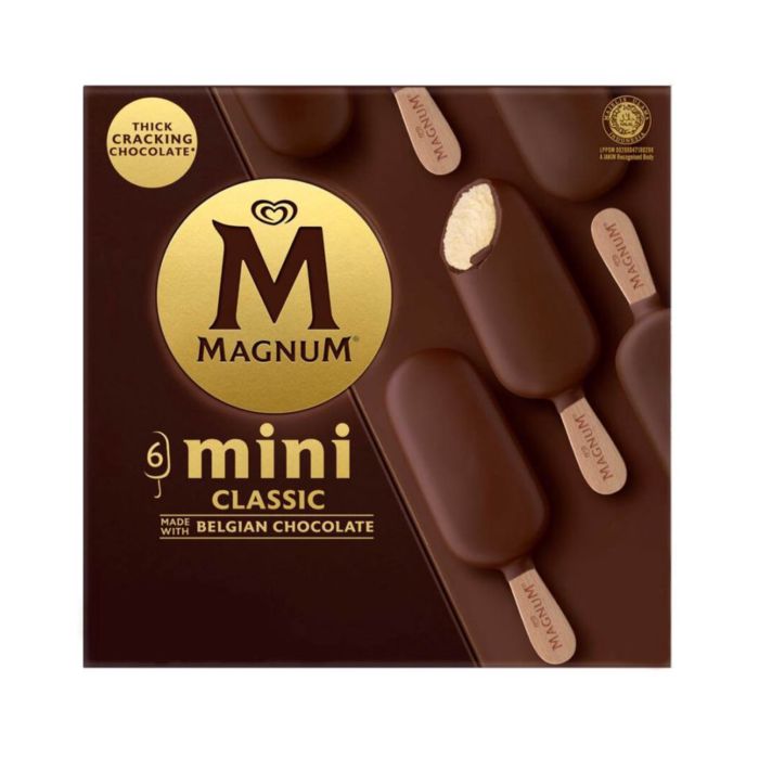 Magnum Mini Classic Ice Cream 6x45 ml - Es Krim Walls