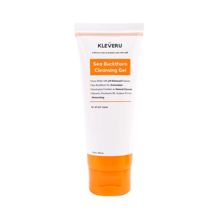 KLEVERU Sea Buckthorn Cleansing Gel Face Wash  100ml