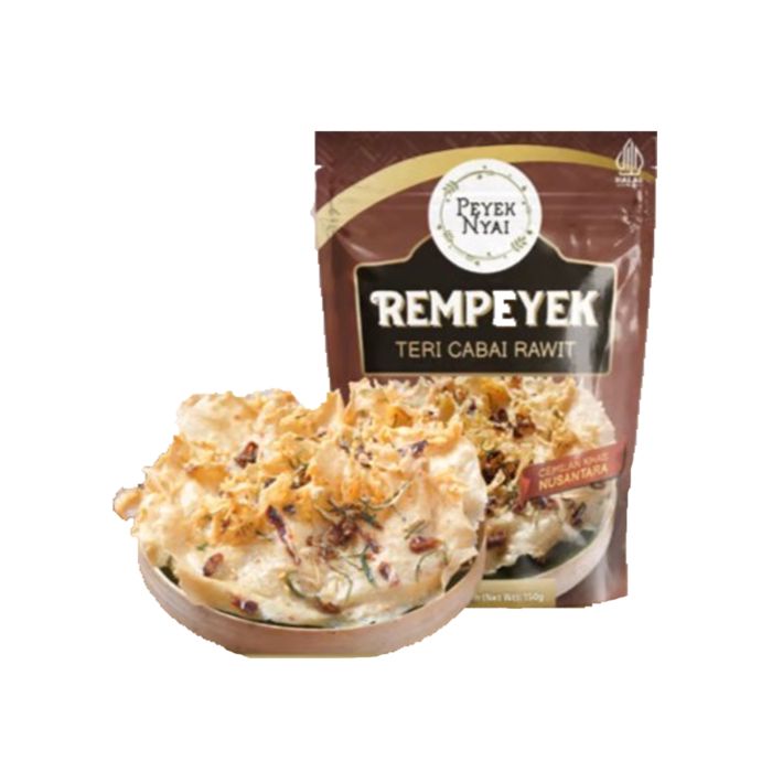 Rempeyek Peyek Nyai Teri Cabai Rawit Pouch