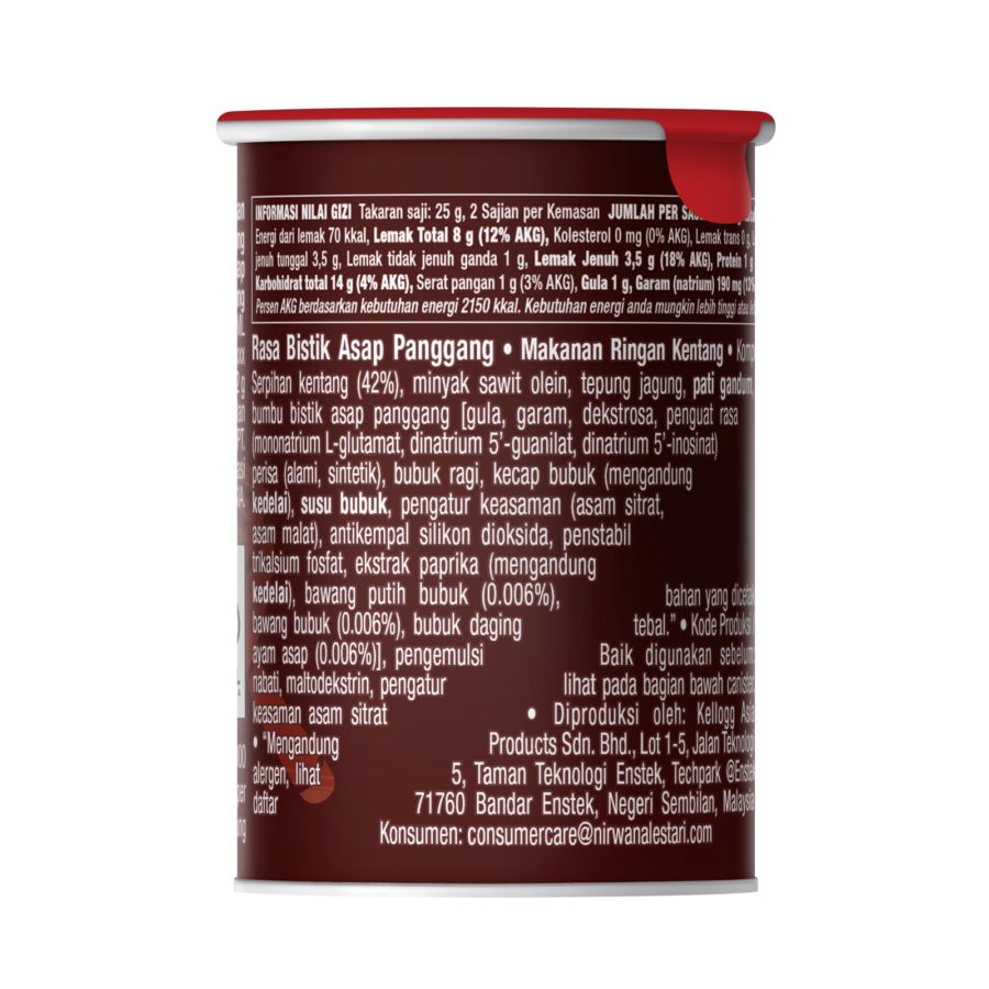 Pringles Smokey Grilled Steak Keripik Kentang 42gram