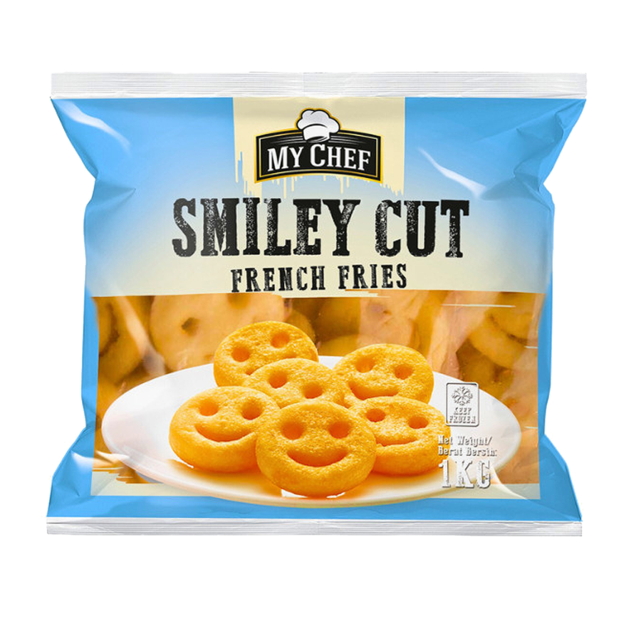 My Chef French Fries Smiley Cut 1000gram