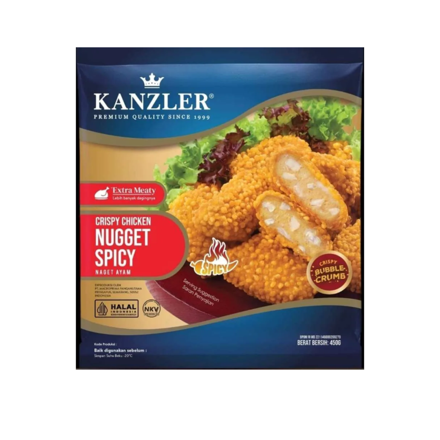 Kanzler Crispy Spicy Chicken Nugget 450gram