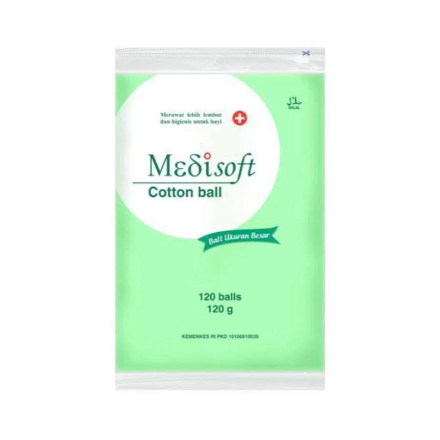 Medisoft Cotton Ball (Ukuran Besar) 120pcs