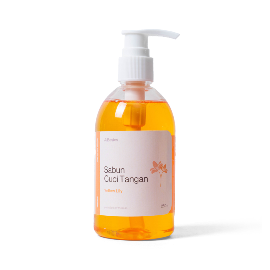 Yellow Lily Handsoap Bottle/Sabun Cuci Tangan - Astro Basics 250ml