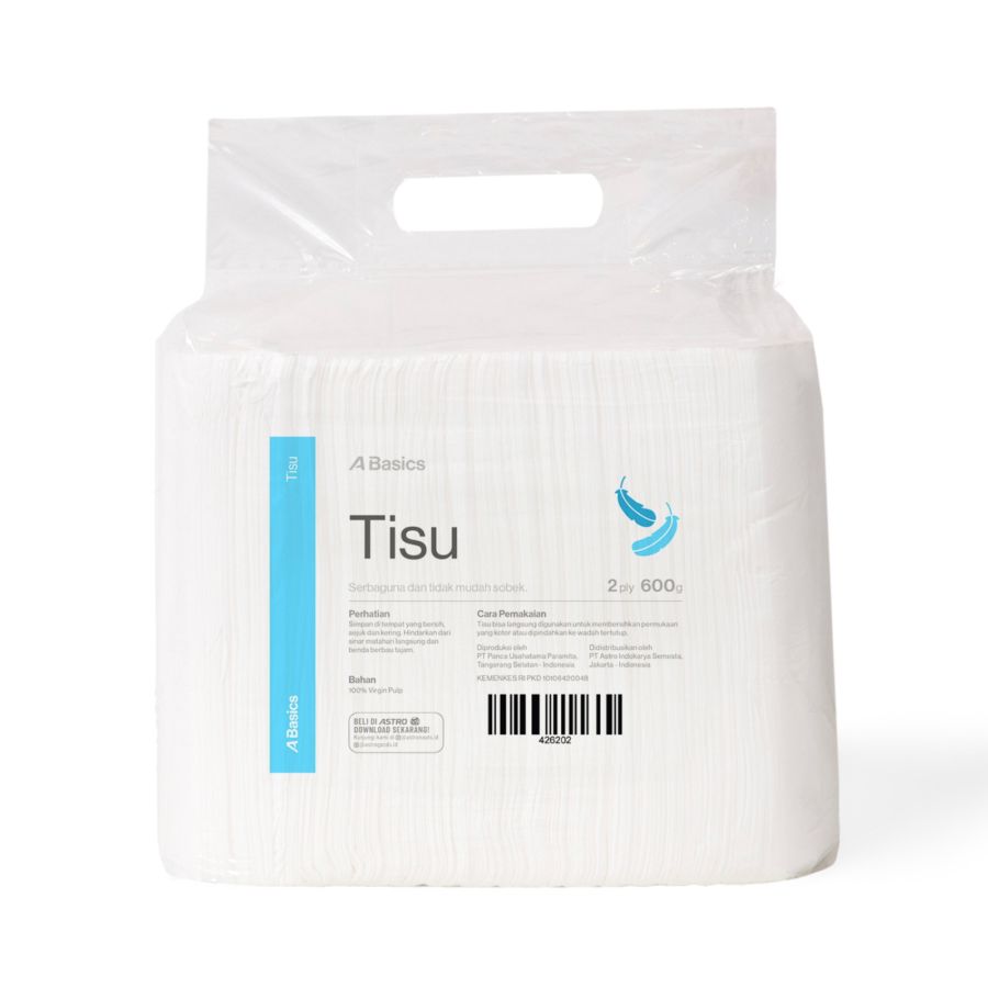 Tissue 2 ply - A Basics 600gram