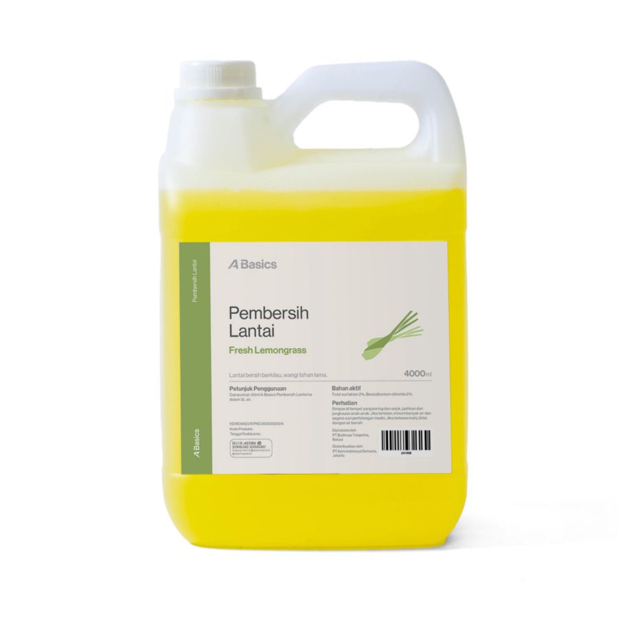 Pembersih Lantai Fresh Lemongrass - Astro Basics 4000ml