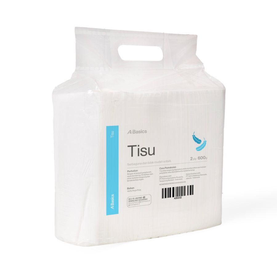 Tissue 2 Ply A Basics 600gram