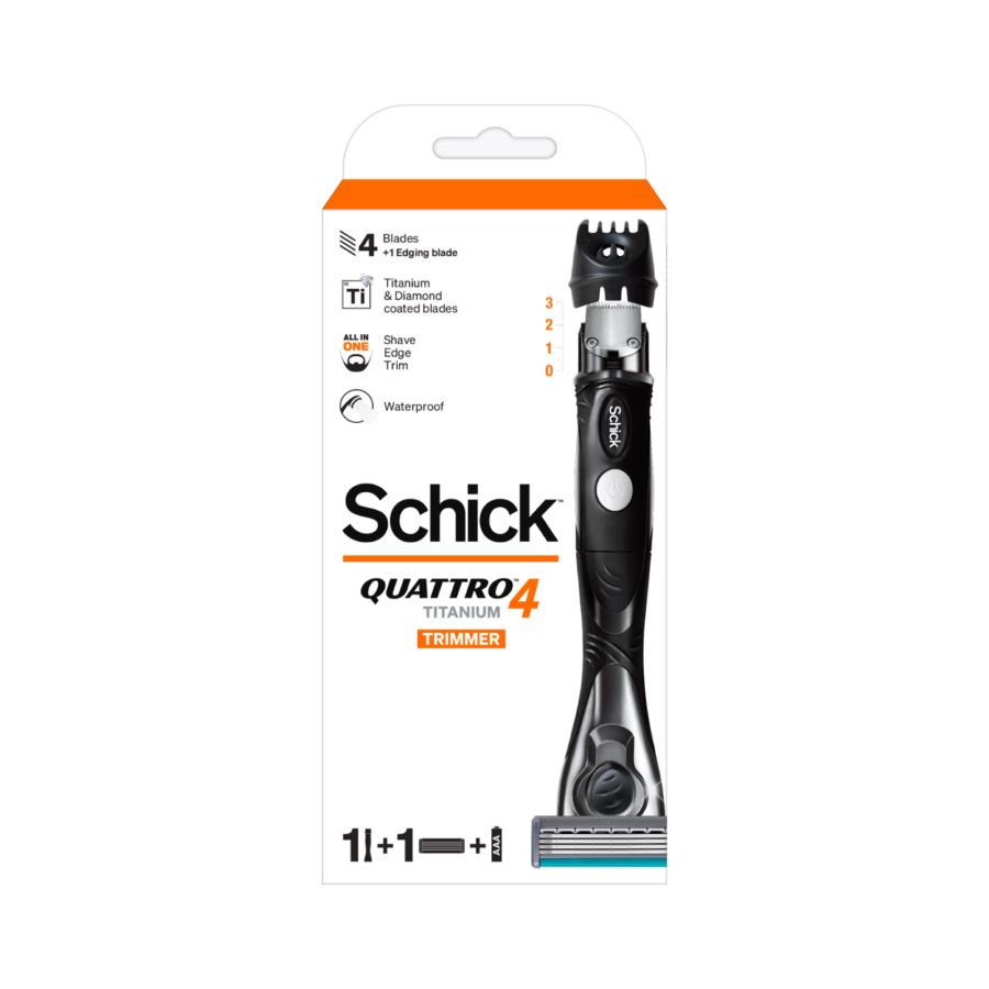 Schick Quattro 4 Titanitum Freestyle 1R + 1B Alat Cukur 1pack