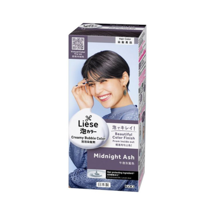 Liese Creamy Bubble Midnight Ash Hair Color