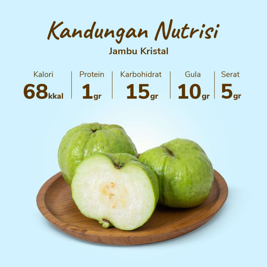 Jambu Kristal Astro Farm 2-3 pcs 500-600 gram