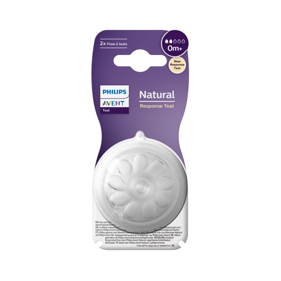 Philips Avent Teat Natural 3.0 T2 2 pcs Dot Botol Bayi 2pcs