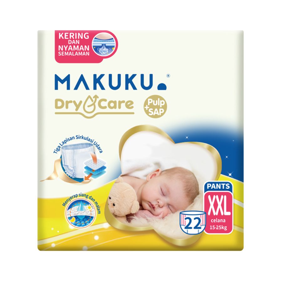 Makuku Diapers Dry Care Pants Popok Bayi XXL22