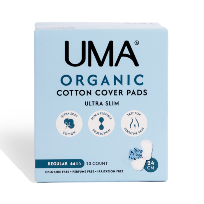 Uma Organic Cotton Cover Ultra Slim Pads (Regular 24cm)/Pembalut Organik