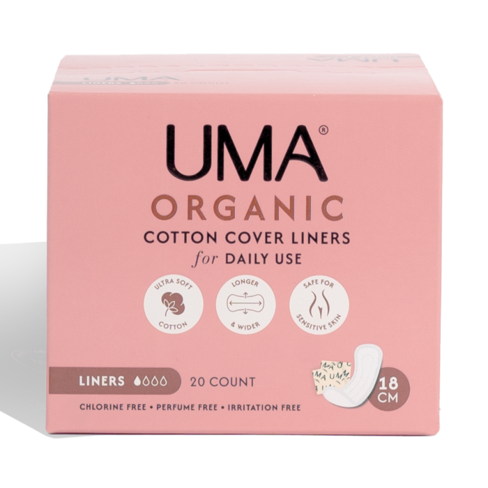 Uma Organic Cotton Cover Liners (Daily 18cm)/Pembalut Organik