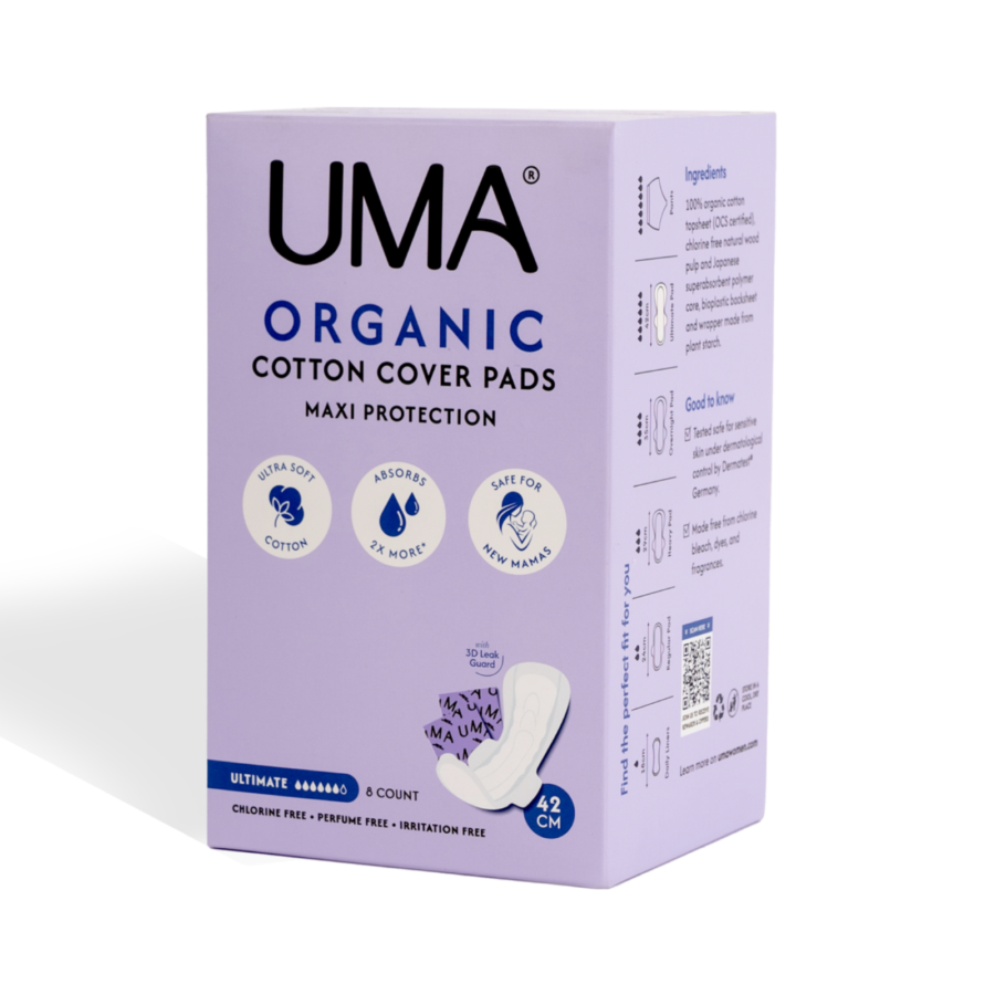 Uma Organic Cotton Cover Pads Ultimate 42cm Pembalut Wanita 8pcs