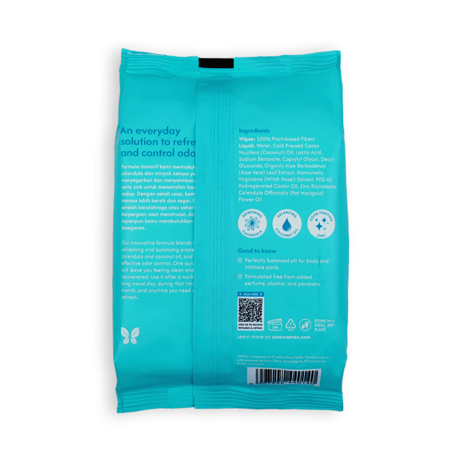 Uma Body & Intimate Cleansing Wipes 30sheets