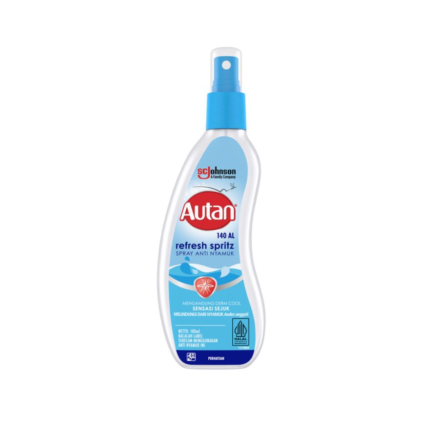 Autan Refresh Spritz Liquid Bottle/Anti Nyamuk 100ml