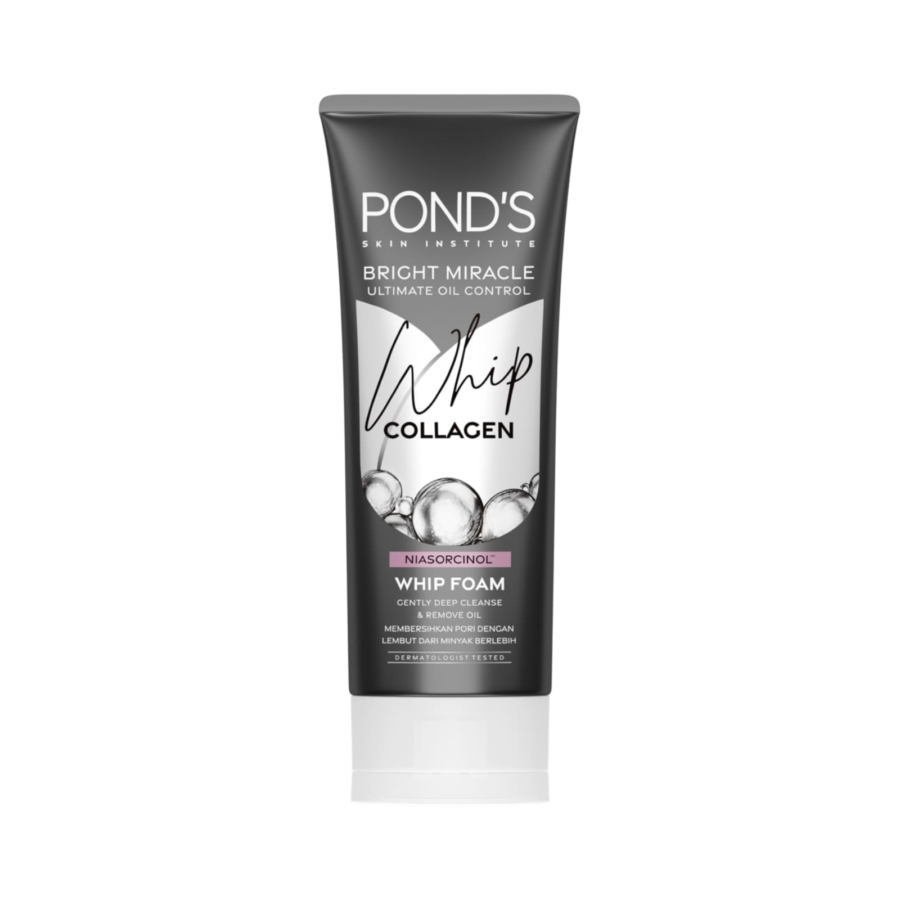 Ponds Facial Foam Pure Bright Whip/Sabun Cuci Muka 100gram