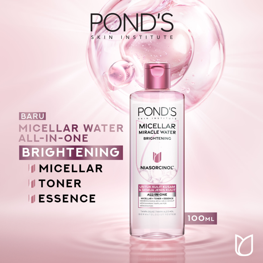 Pond's Vitamin Micellar Water Brightening Rose 100ml