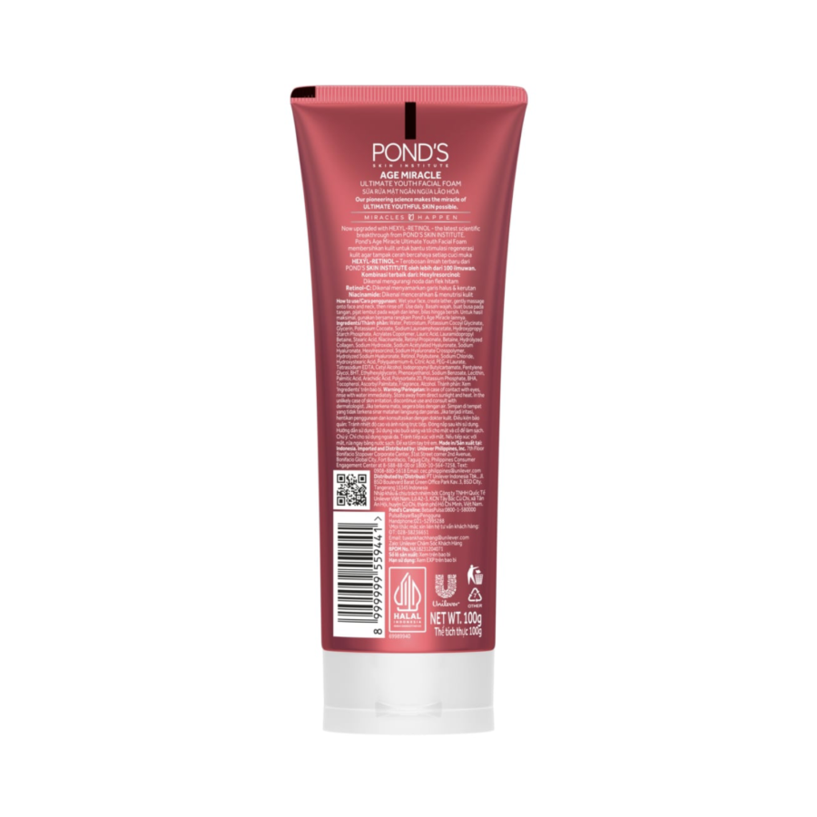 Ponds Age Miracle Youthful Glow Face Wash 100gram