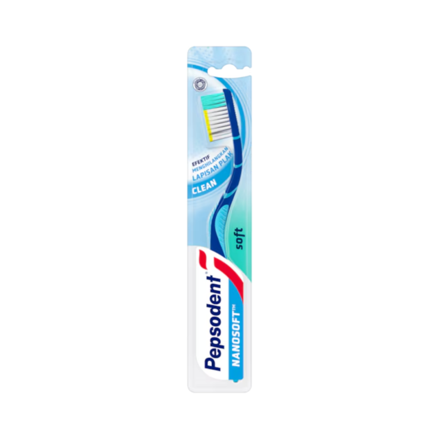 Pepsodent Toothbrush Nanosoft Clean/Sikat Gigi 1pcs