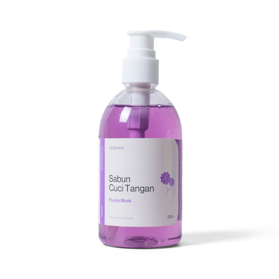 Purple Musk Hand Soap Bottle/Sabun Cuci Tangan - Astro Basics 250ml