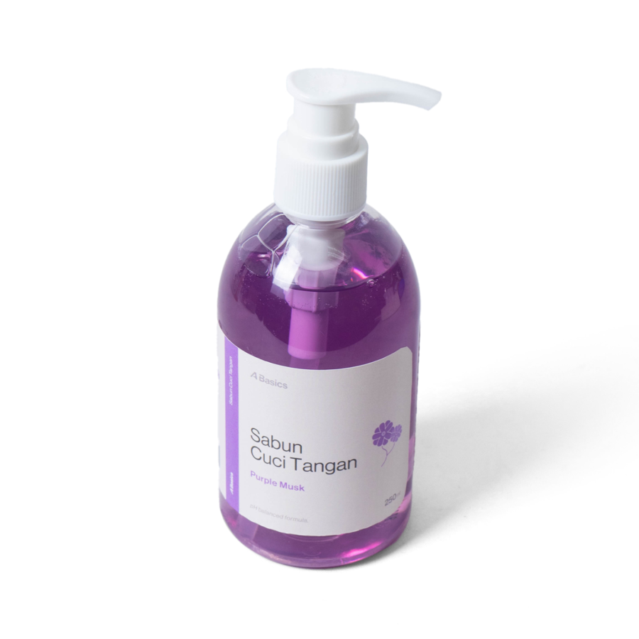 Purple Musk Handsoap A Basics Bottle 250ml