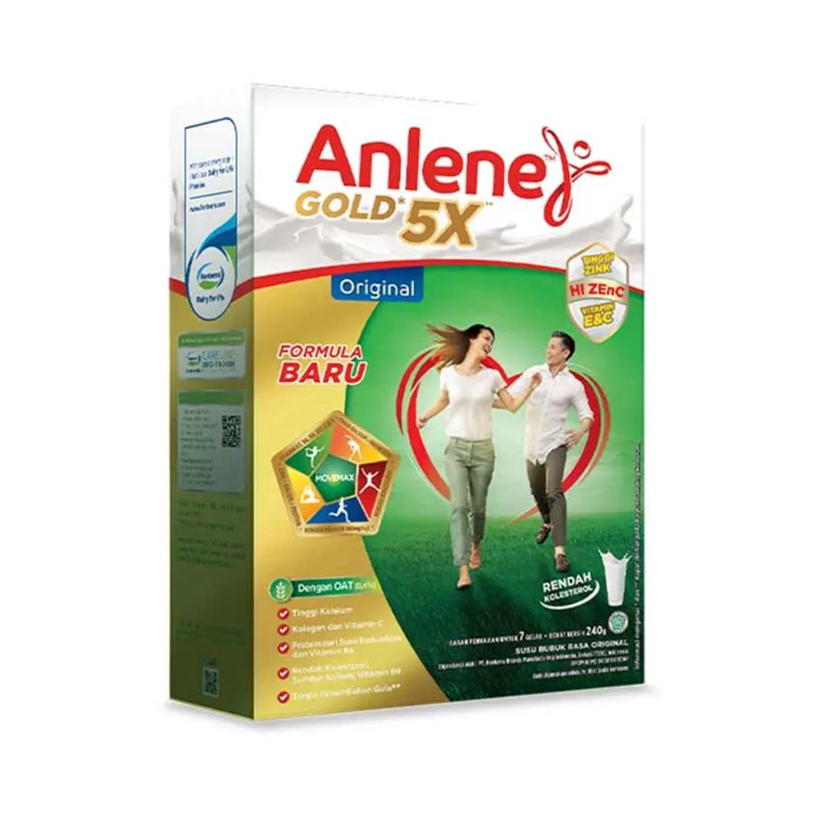 Anlene Gold 5X Original Susu Bubuk Dewasa 230gram