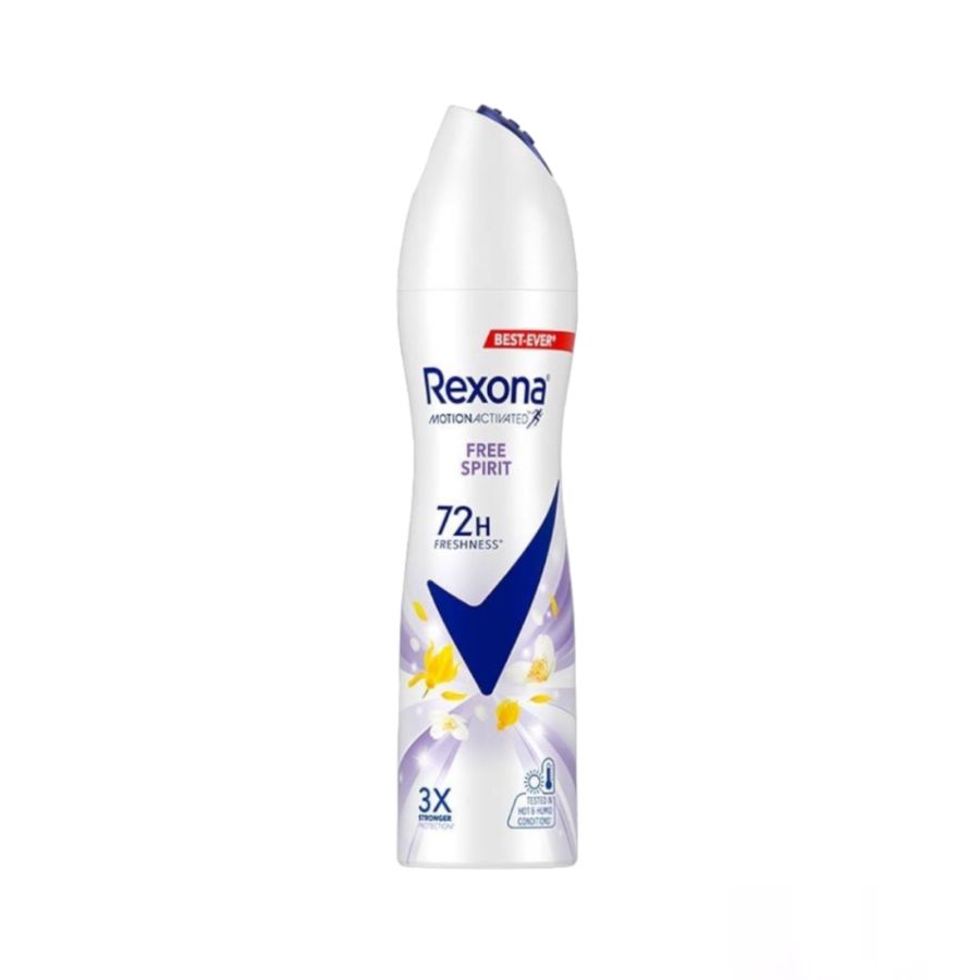 Rexona Women Antiperspirant Deodorant Aerosol Free Spirit/Deodoran Spray 135ml