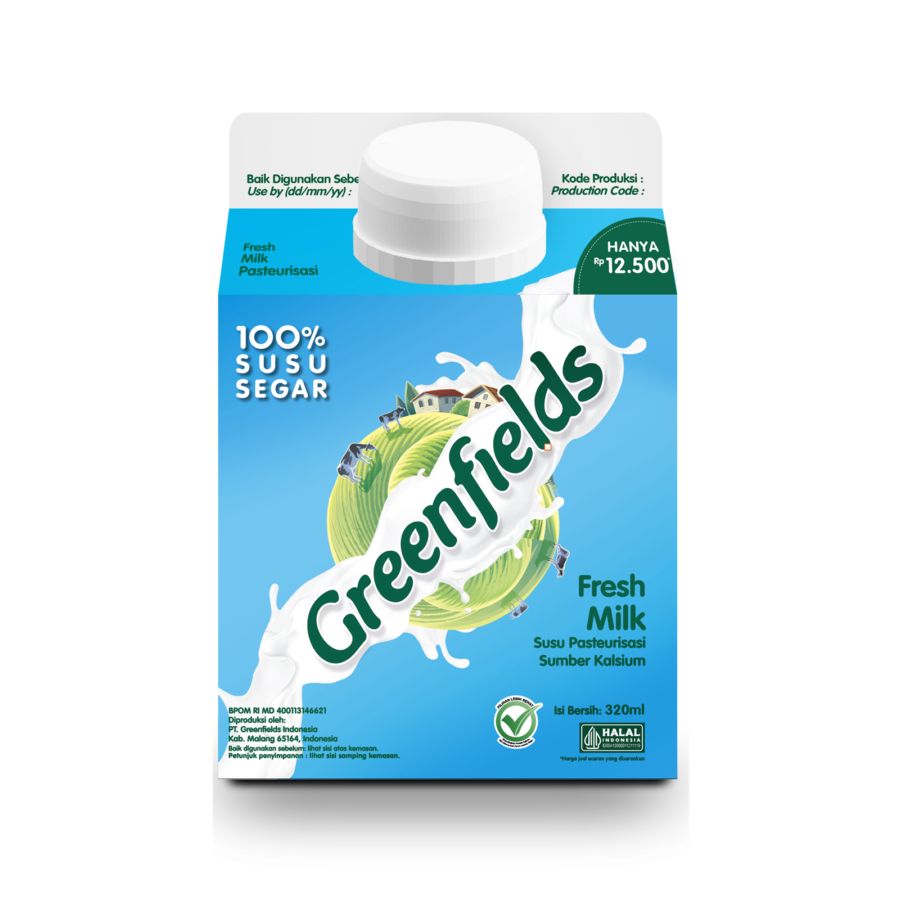 Greenfields Fresh Milk Full Cream 320ml