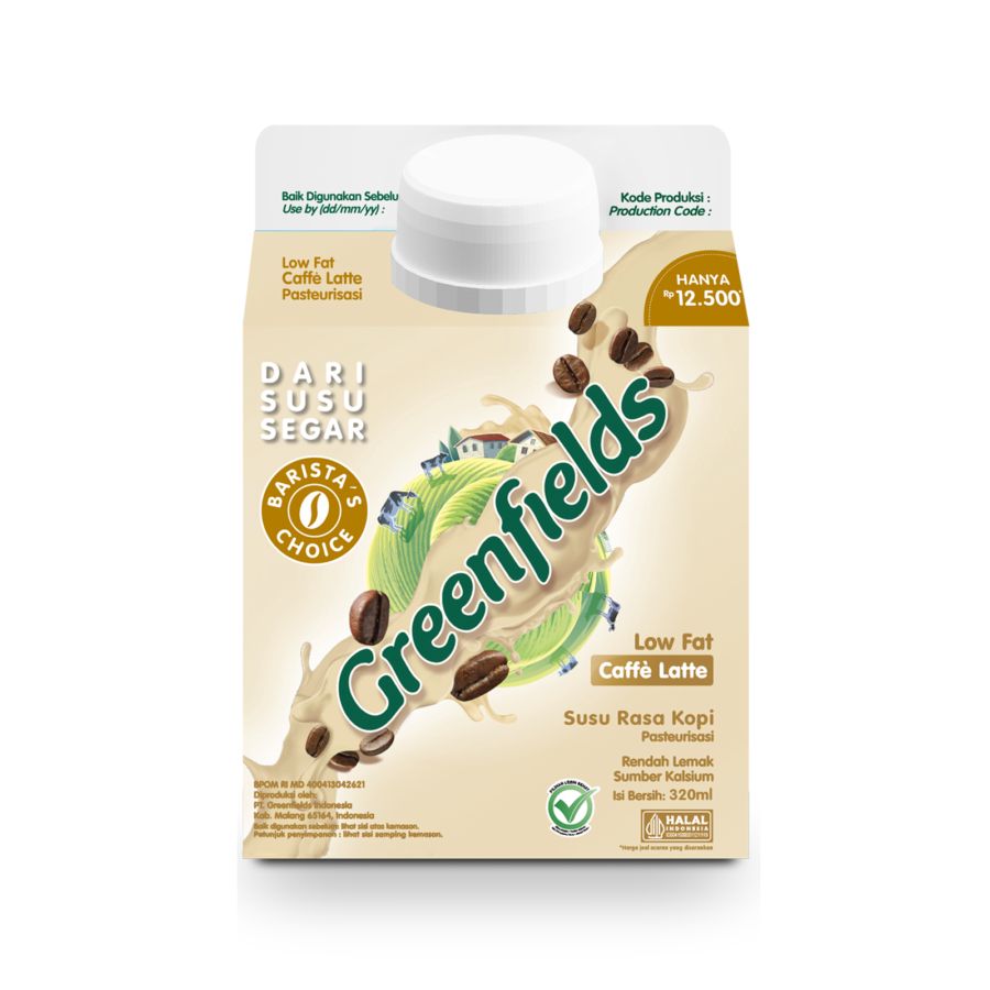 Greenfields Fresh Milk Low Fat Caffe Latte 320ml