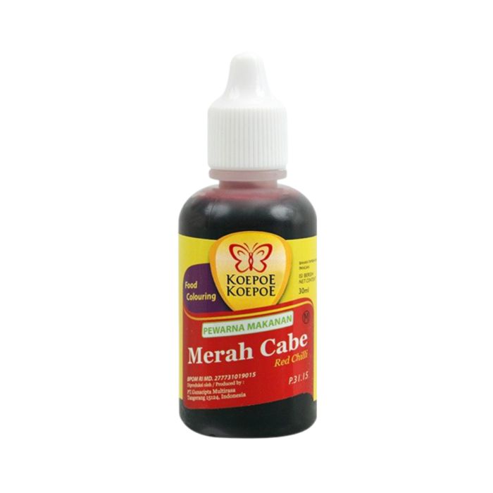 Koepoe Koepoe Pewarna Makanan Merah Cabe