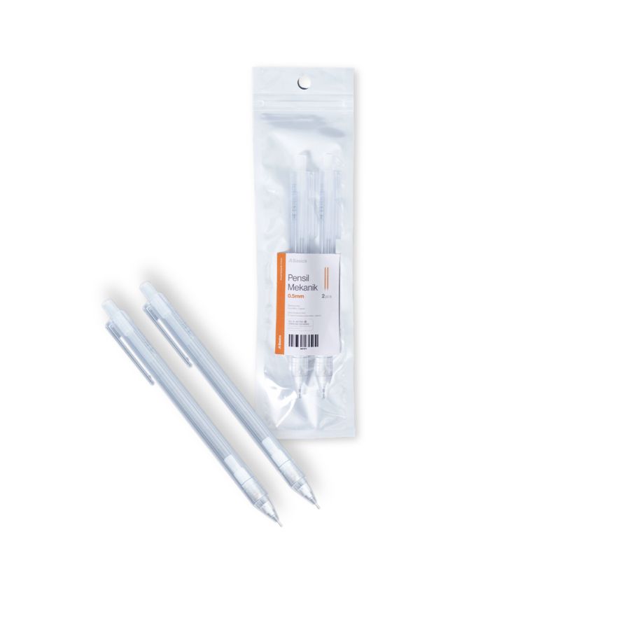 Pensil Mekanik 0,5mm A Basics 2pcs