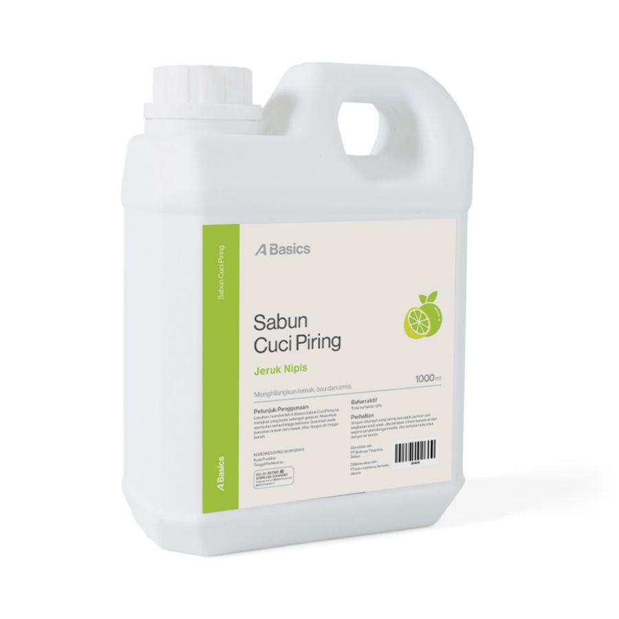 Sabun Pencuci Piring Jeruk Nipis A Basics 1000ml
