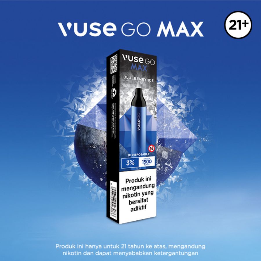 Vuse Go Max Blueberry Ice Rokok Elektrik 1pcs