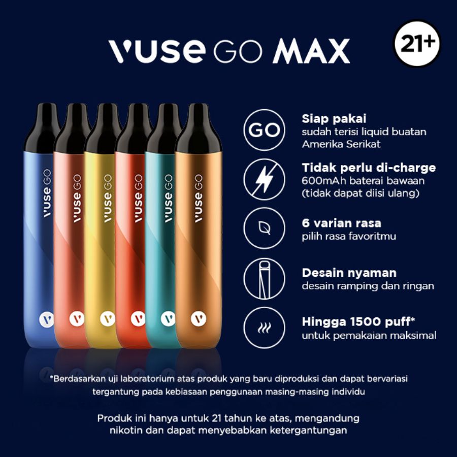 Vuse Go Max Blueberry Ice Rokok Elektrik 1pcs