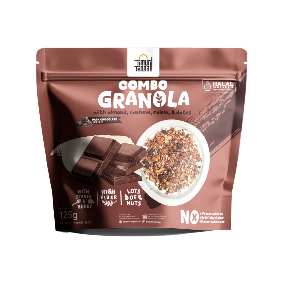 Timur Tengah Granola Dark Chocolate 125gram