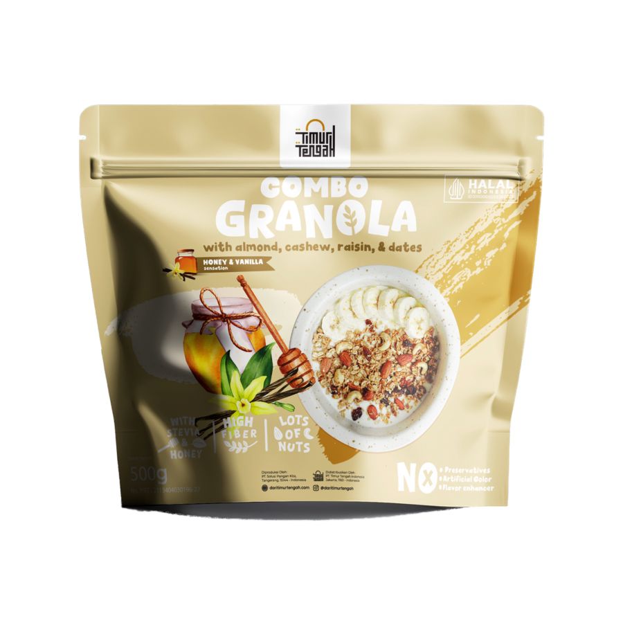 Timur Tengah Granola Honey & Vanilla 125gram