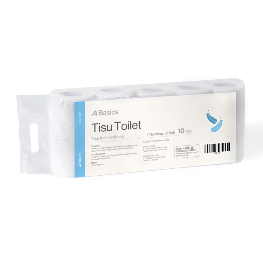 Toilet Tissue 2 Ply A Basics 10rolls