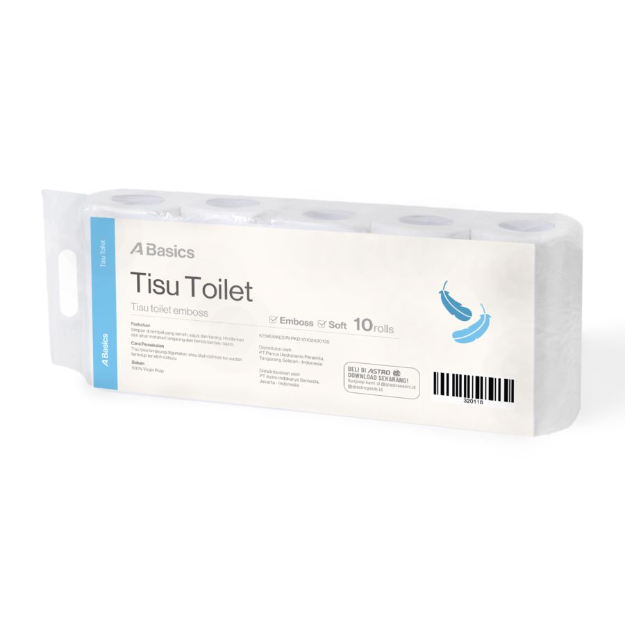 Toilet Tissue 2 Ply A Basics 10rolls