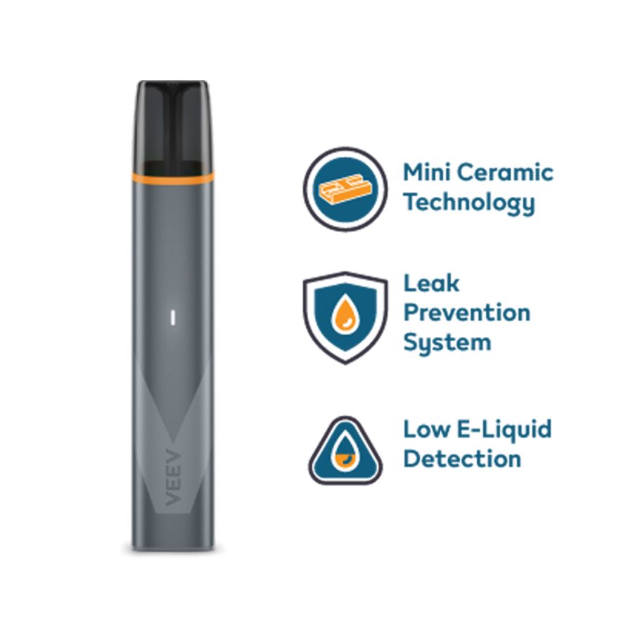 Veev One Basic Device Space Grey Rokok Elektrik 1pcs