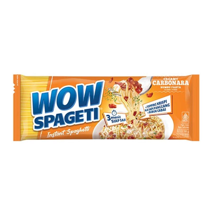 Wow Spaghetti Creamy Carbonara 84gram