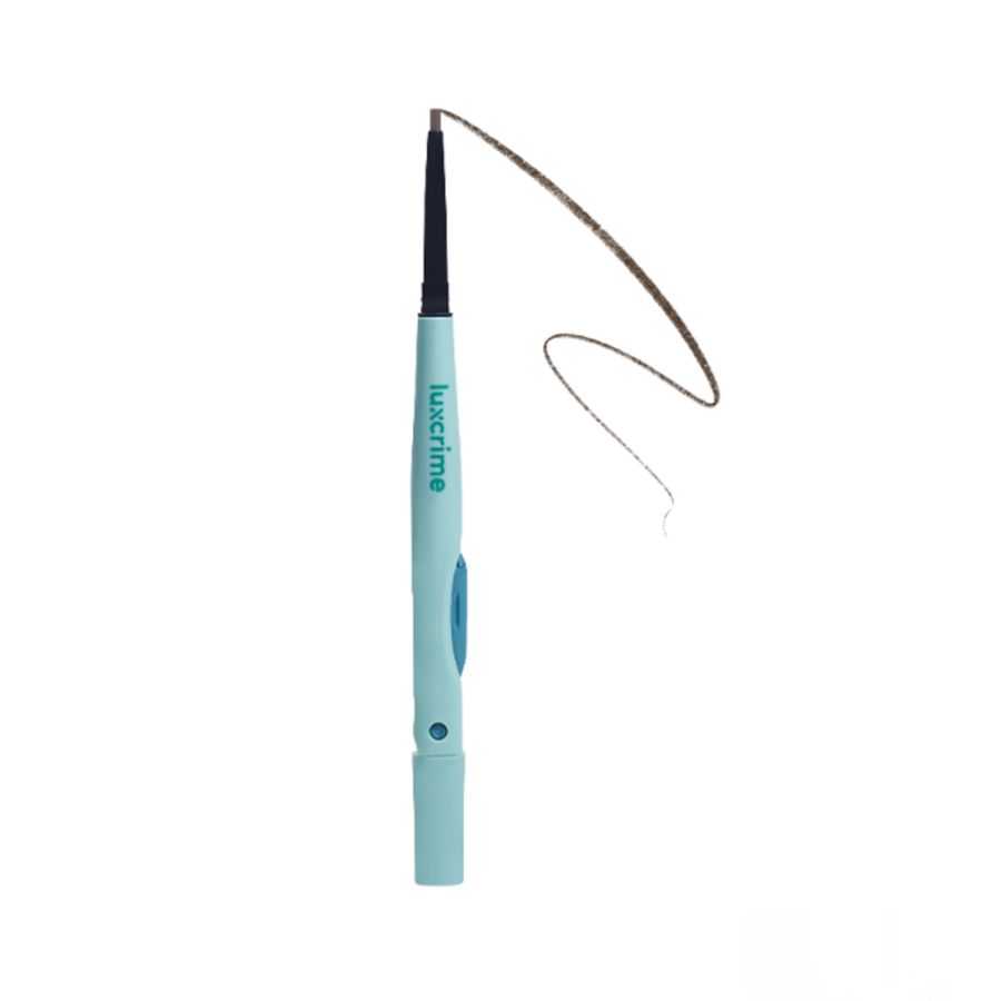 Luxcrime Triple Action Micro Brow Definer - Brown (Pensil Alis) 1pcs