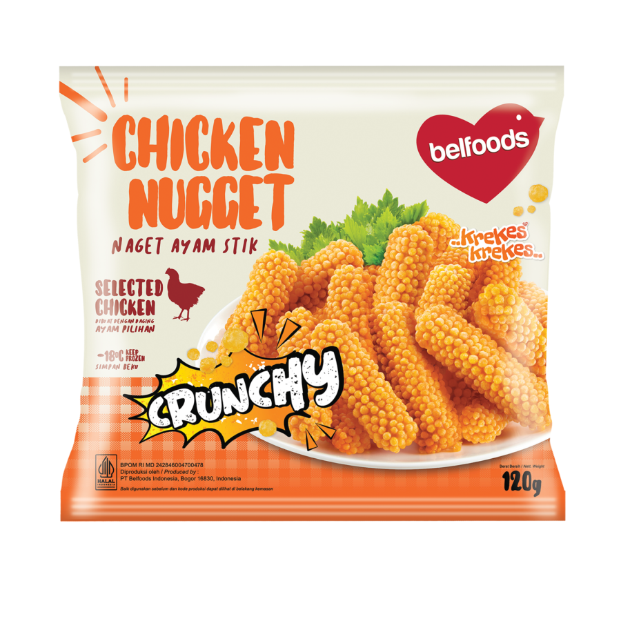 Belfoods Crunchy Nugget Stick 120gram