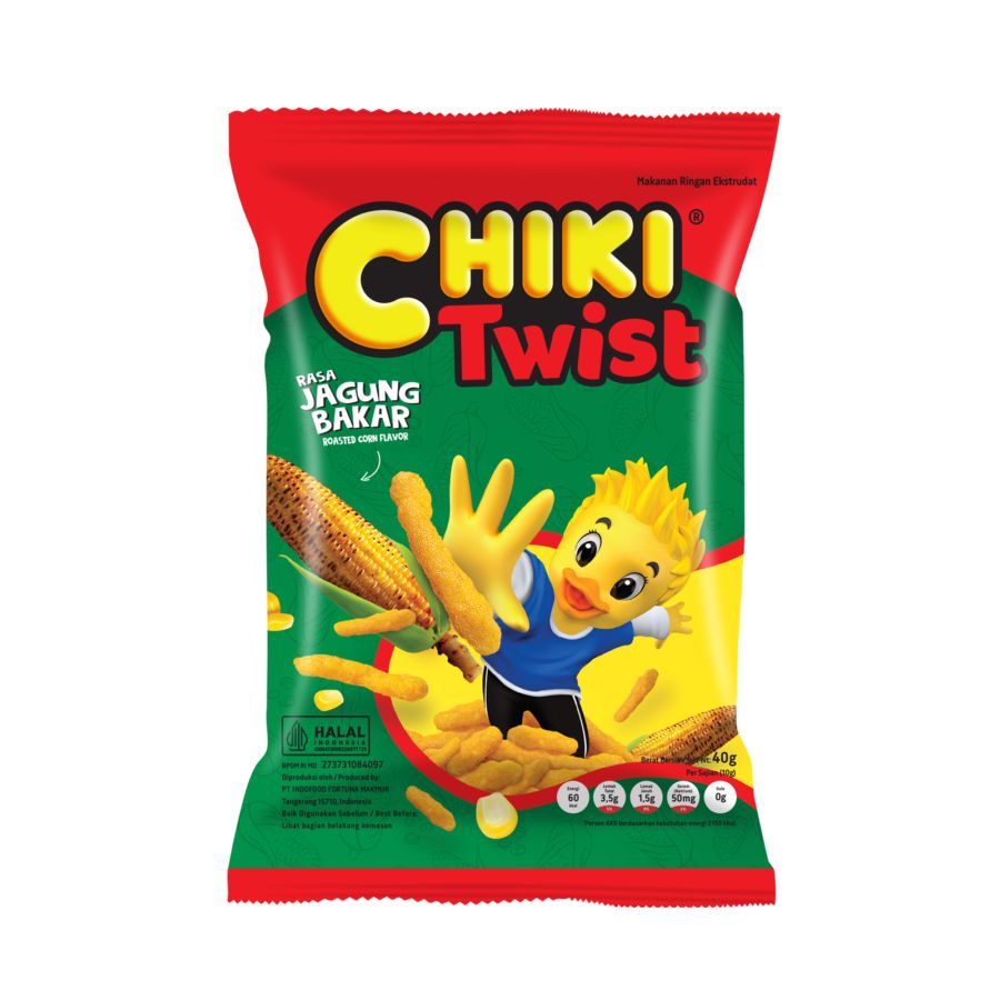 Chiki Twist Jagung Bakar 40gram